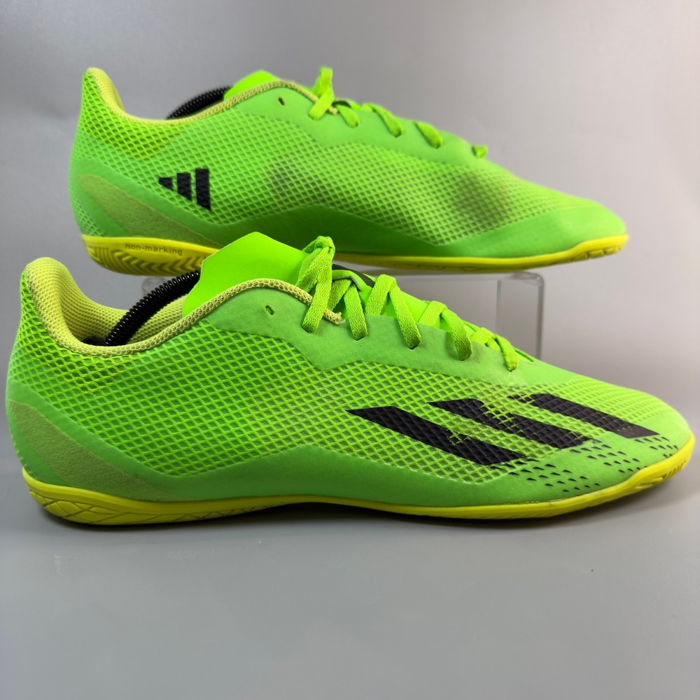 Adidas X Speedportal.4 Mens 12 Indoor Soccer Shoes Futbol‎ Spikeless Cleat Neon